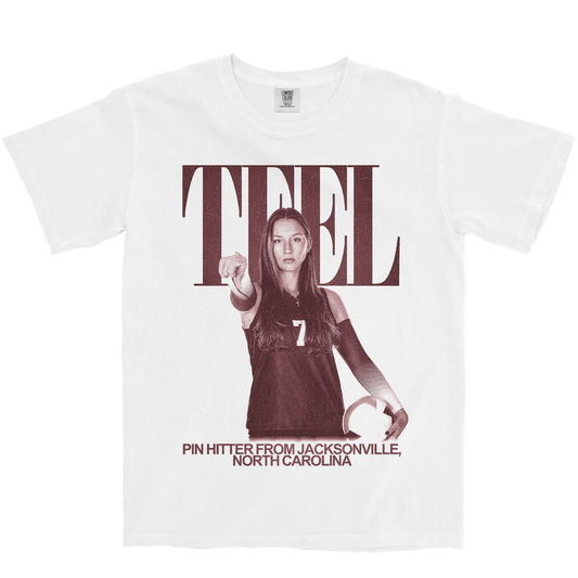 LOVINA TEEL VINTAGE WHITE TEE
