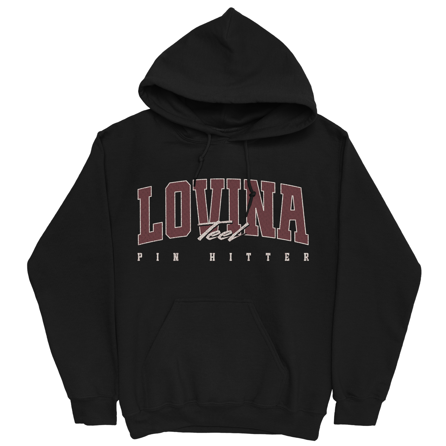 LOVINA TEEL RETRO BLACK HOODIE