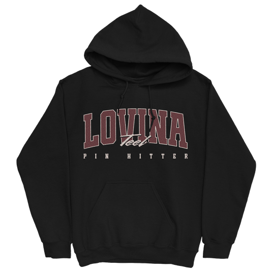 LOVINA TEEL RETRO BLACK HOODIE