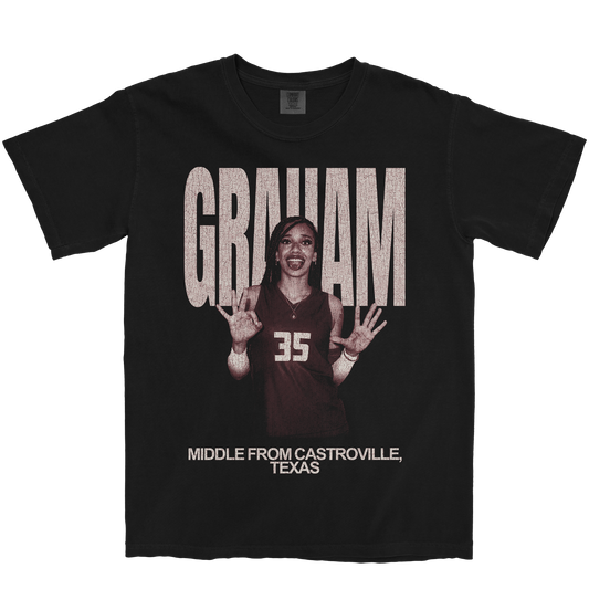 KARIANNE GRAHAM VINTAGE BLACK TEE