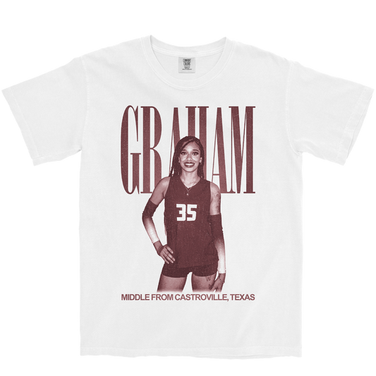 KARIANNE GRAHAM VINTAGE WHITE TEE