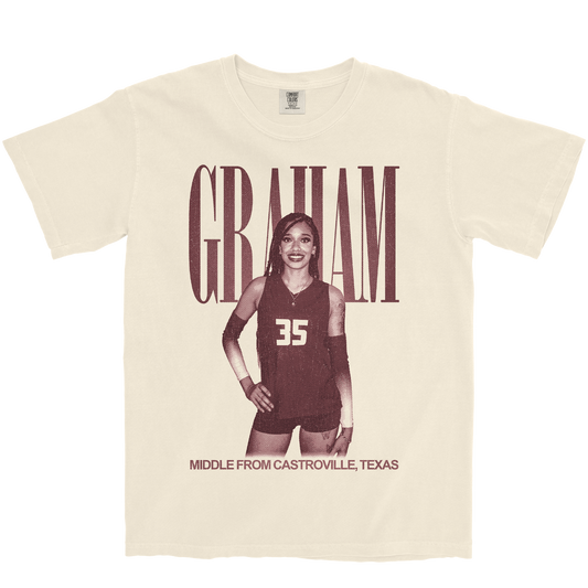 KARIANNE GRAHAM VINTAGE IVORY TEE