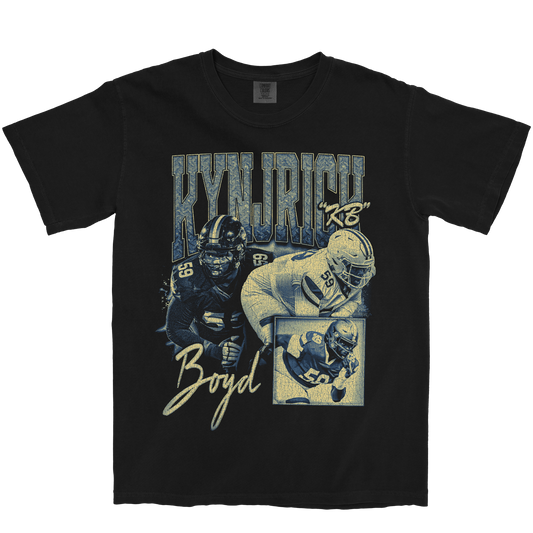 KYNJRICK BOYD GRAPHIC BLACK TEE