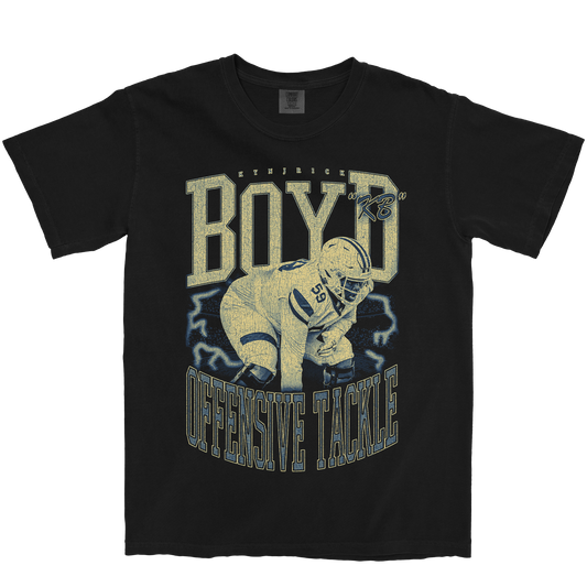 KYNJRICK BOYD VINTAGE BLACK TEE