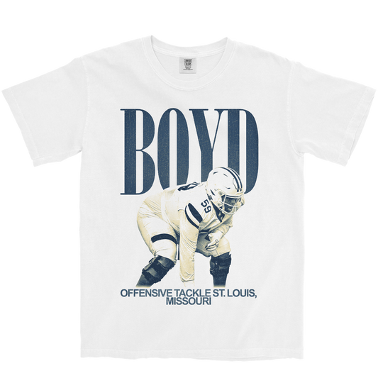 KYNJRICK BOYD VINTAGE WHITE TEE