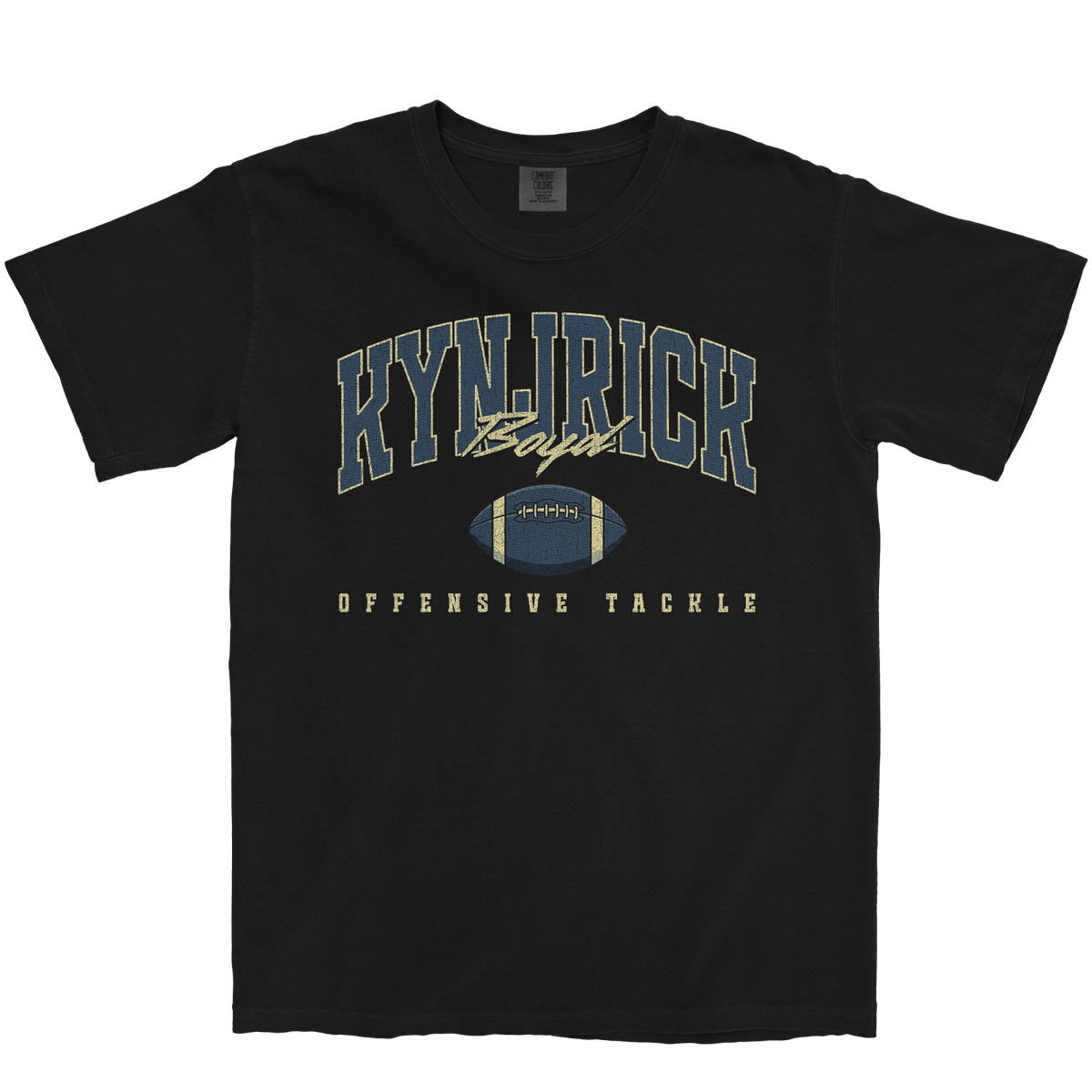 KYNJRICK BOYD RETRO BLACK TEE