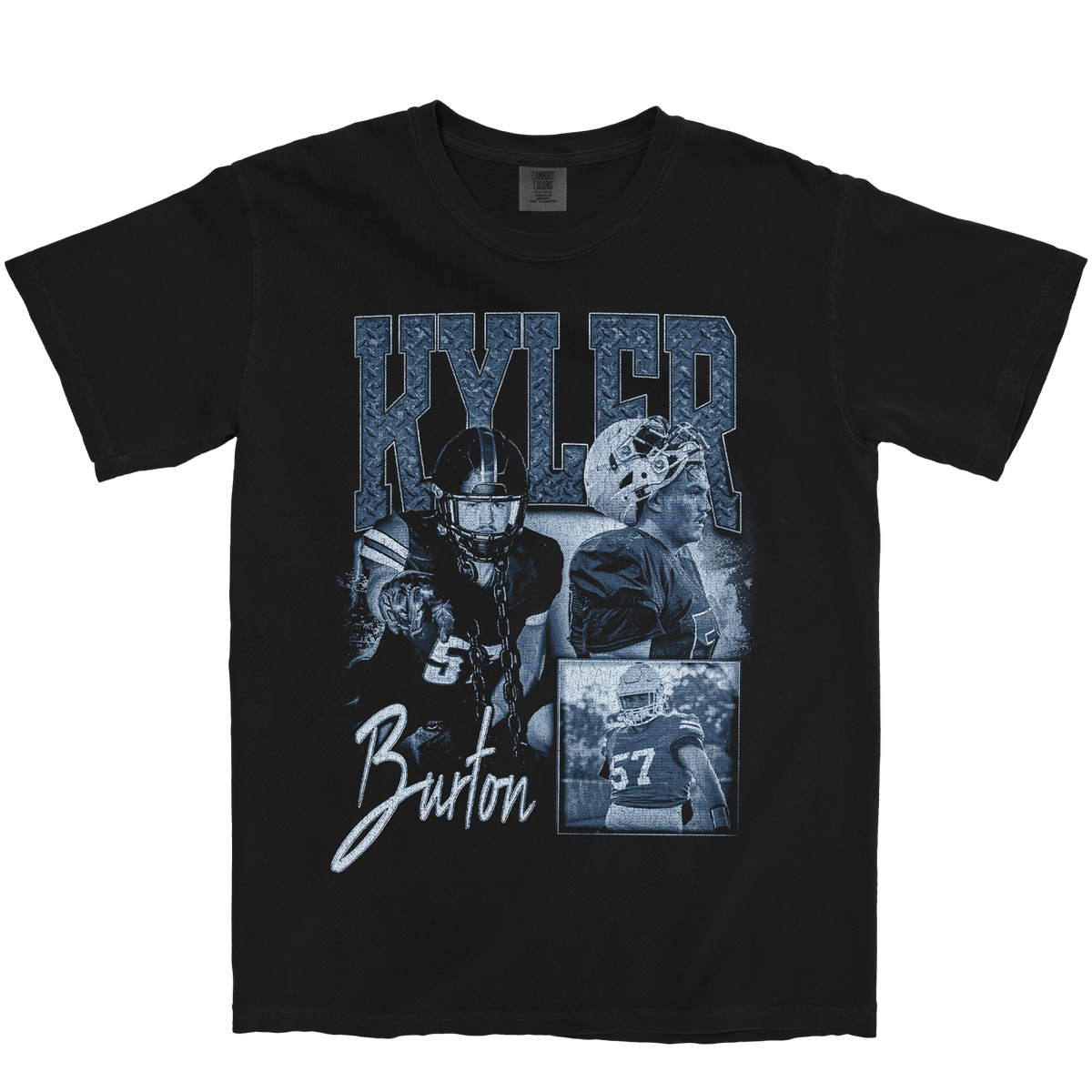 KYLER BURTON GRAPHIC BLACK TEE