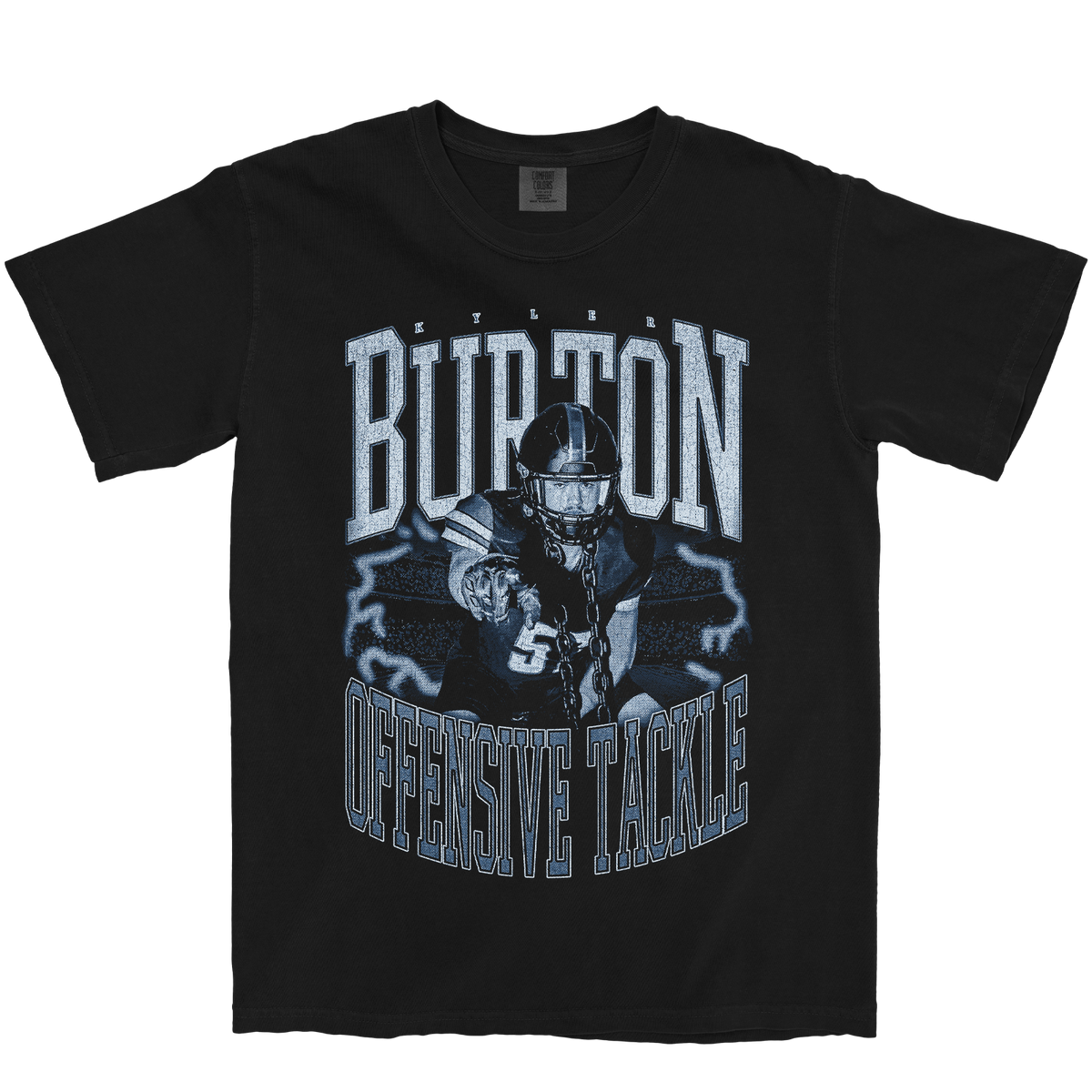 KYLER BURTON VINTAGE BLACK TEE
