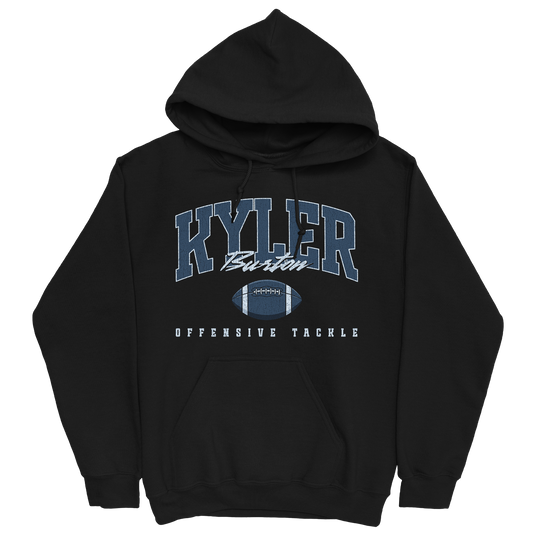 KYLER BURTON RETRO BLACK HOODIE