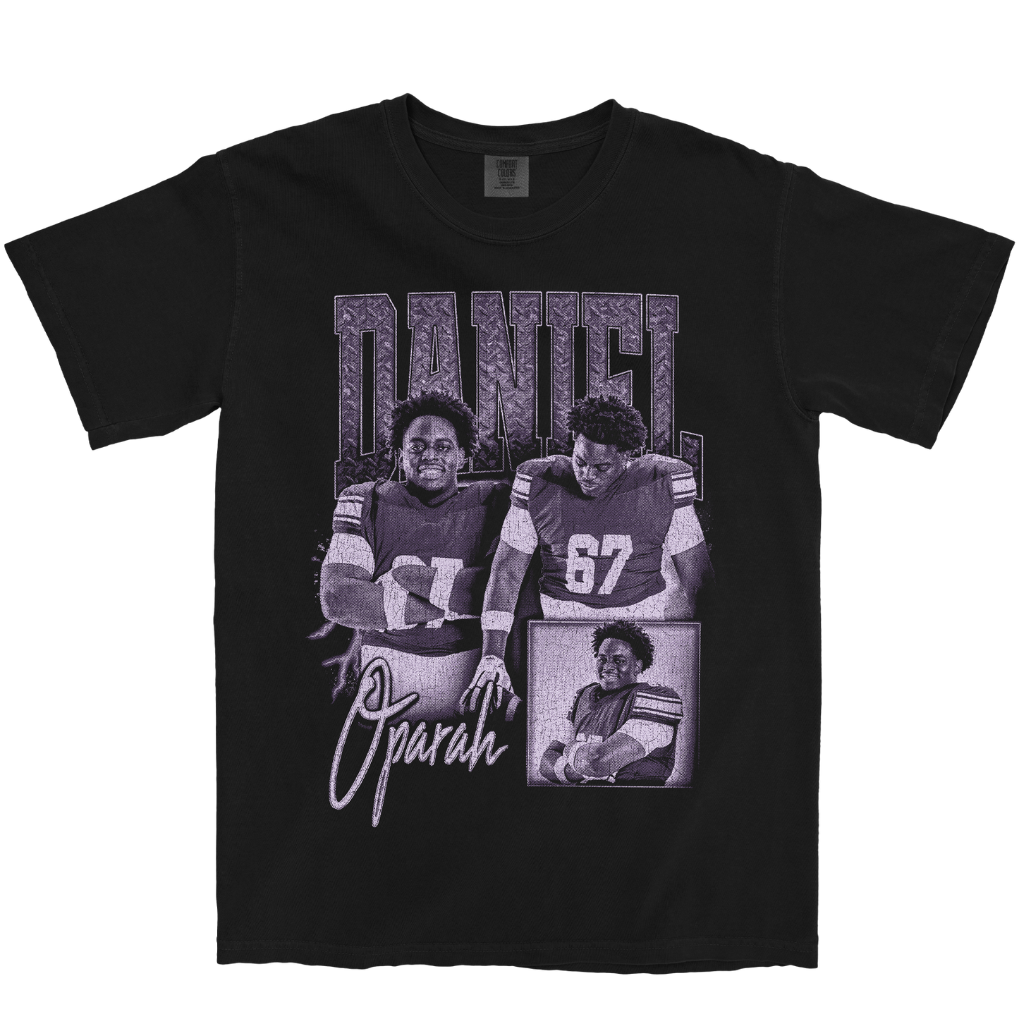 DANIEL OPARAH GRAPHIC BLACK TEE