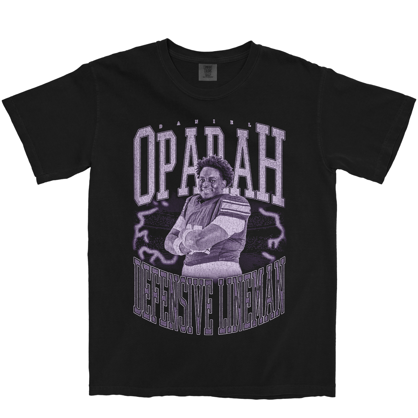 DANIEL OPARAH VINTAGE BLACK TEE