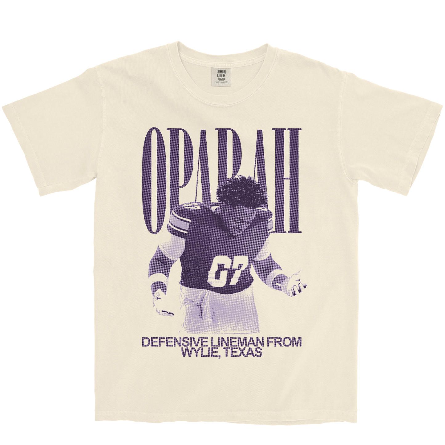 DANIEL OPARAH VINTAGE IVORY TEE