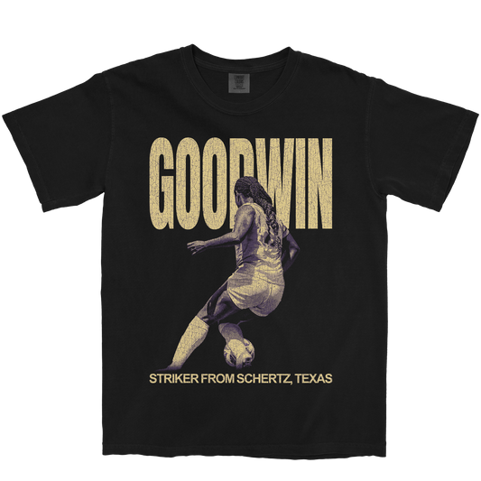 ASIA GOODWIN VINTAGE BLACK TEE