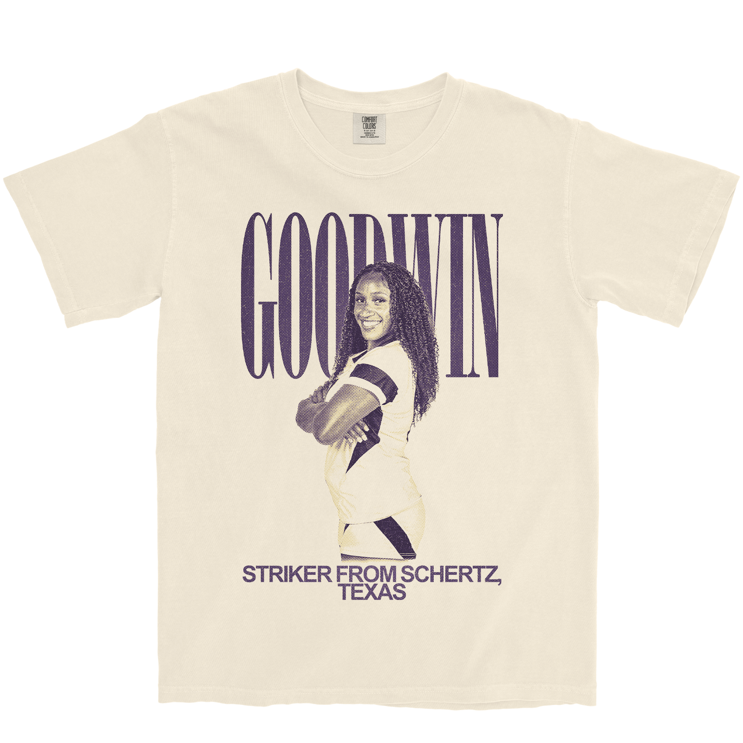 ASIA GOODWIN VINTAGE IVORY TEE