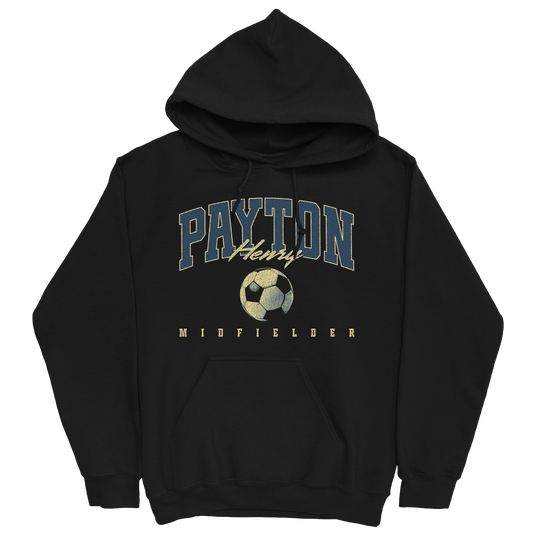 PAYTON HENRY RETRO BLACK HOODIE