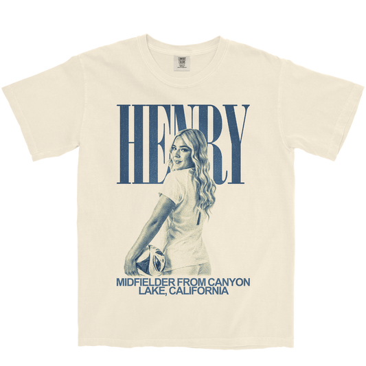 PAYTON HENRY VINTAGE IVORY TEE