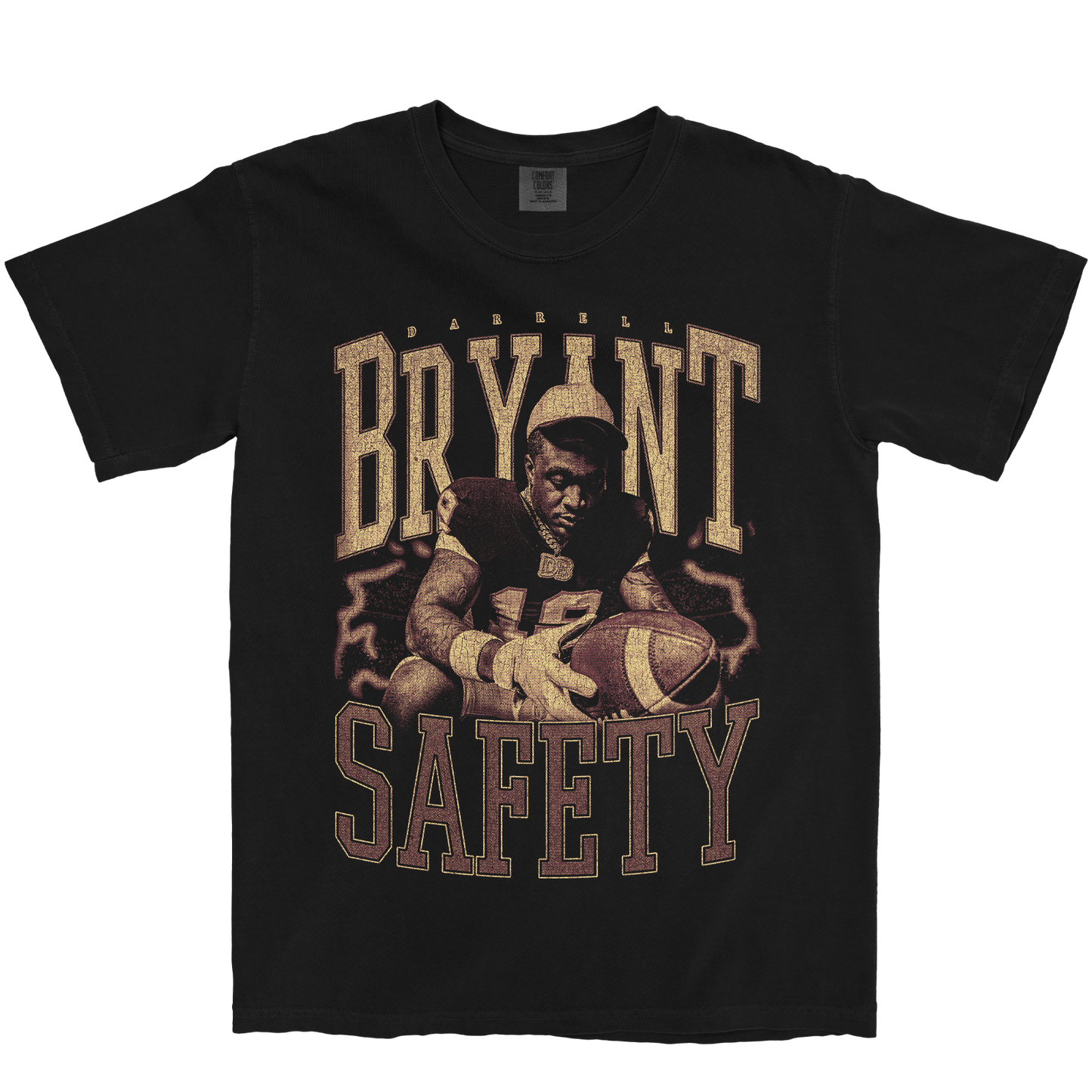 DARRELL BRYANT VINTAGE BLACK TEE