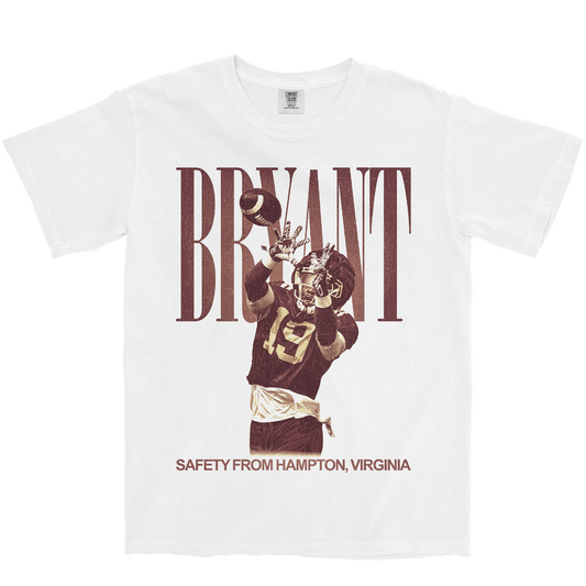 DARRELL BRYANT VINTAGE WHITE TEE