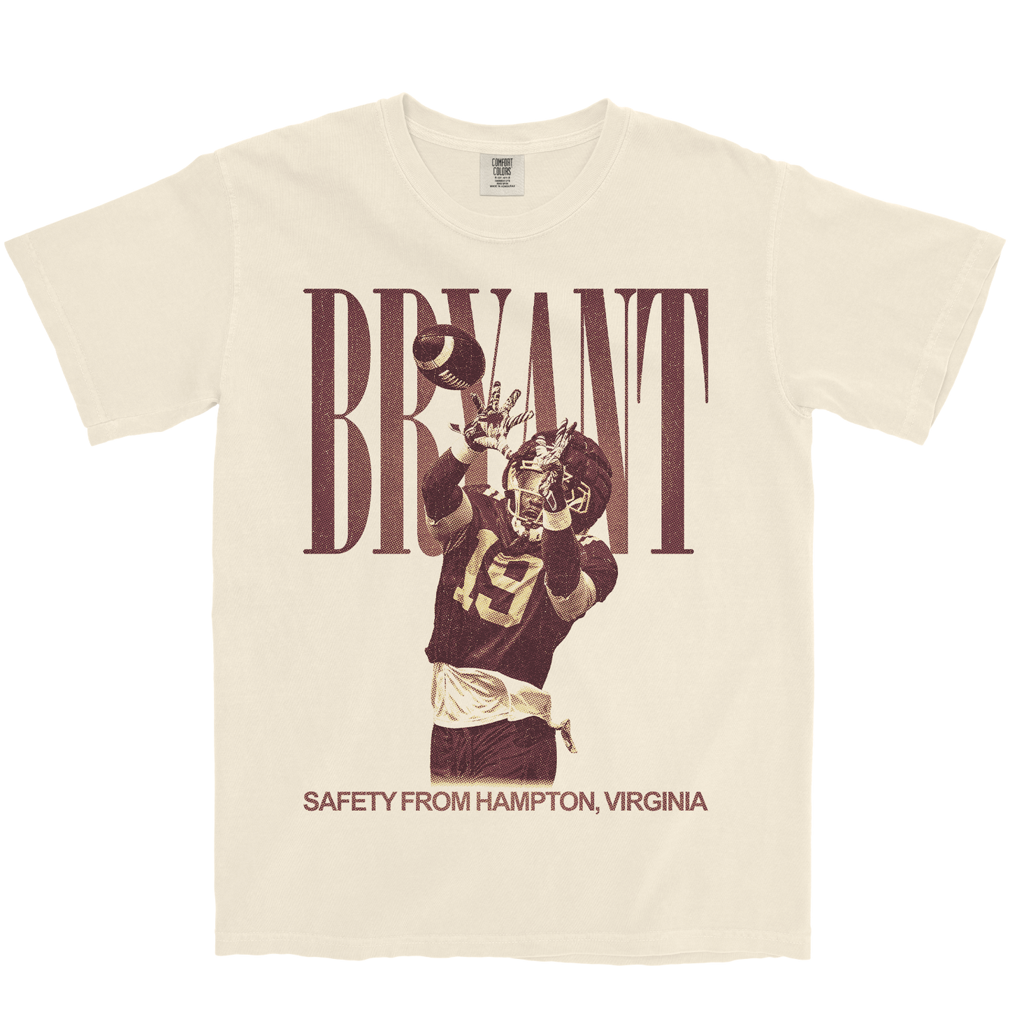 DARRELL BRYANT VINTAGE IVORY TEE