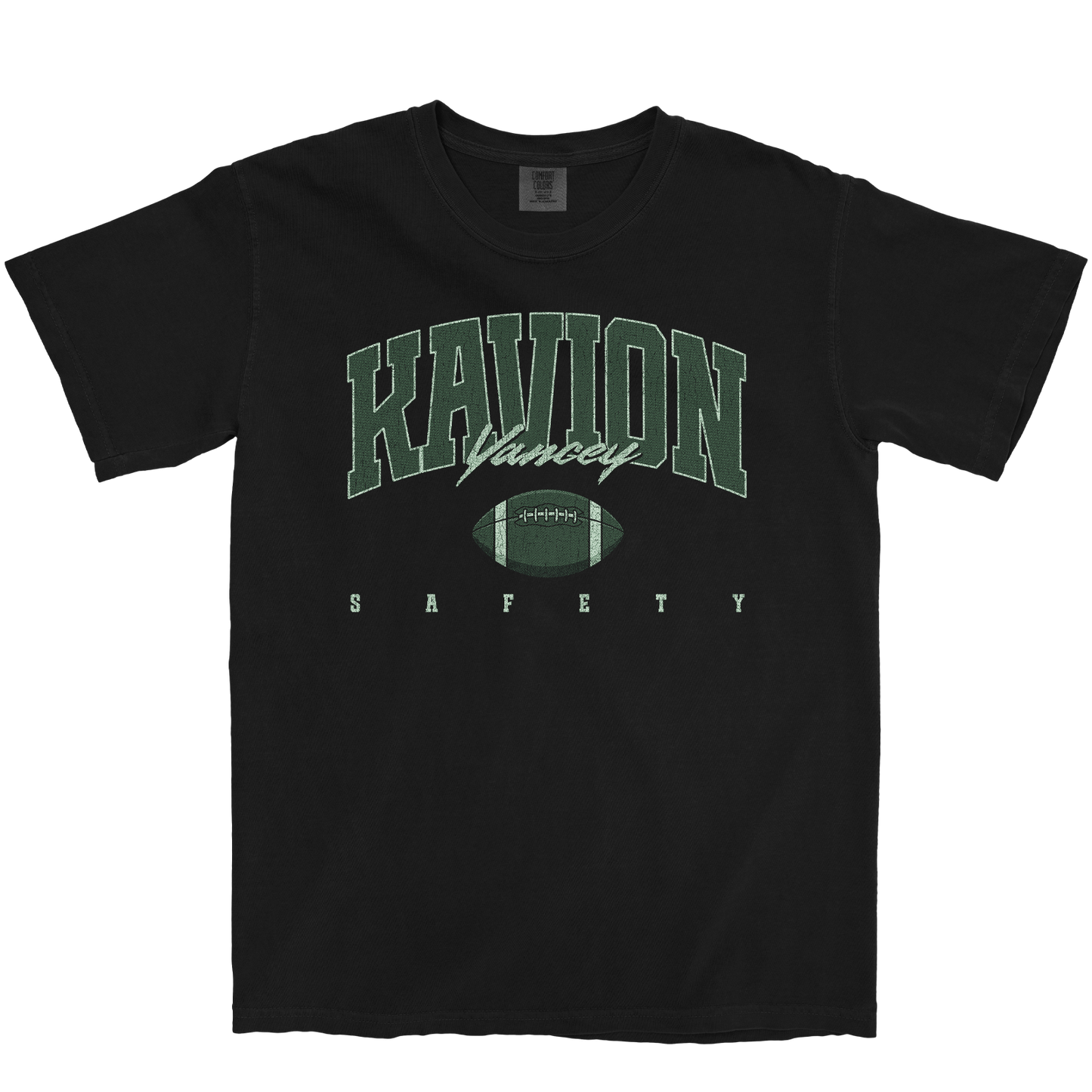 KAVION YANCEY RETRO BLACK TEE