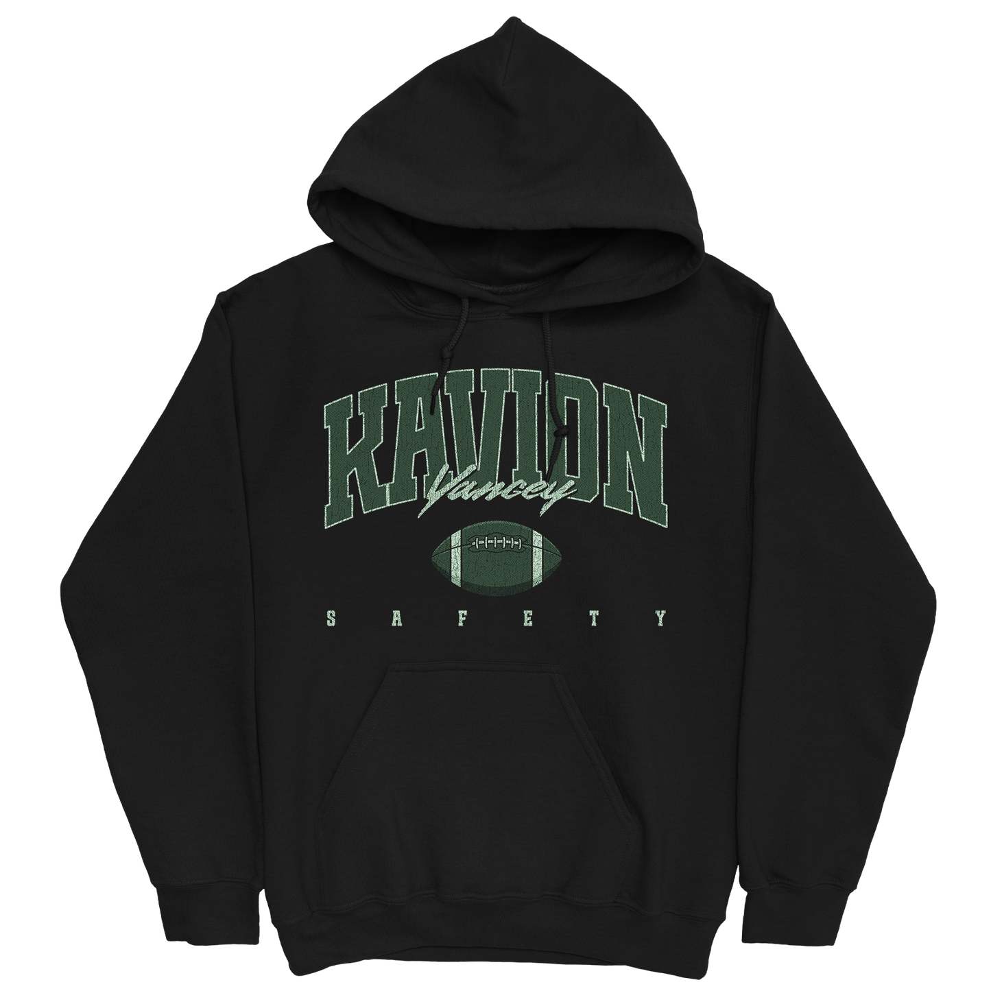 KAVION YANCEY RETRO BLACK HOODIE