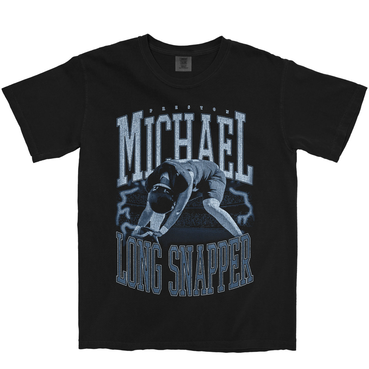 PRESTON MICHAEL VINTAGE BLACK TEE