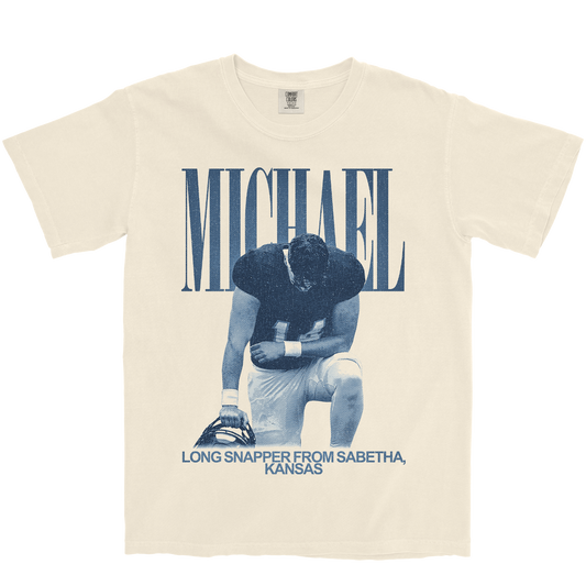 PRESTON MICHAEL VINTAGE IVORY TEE