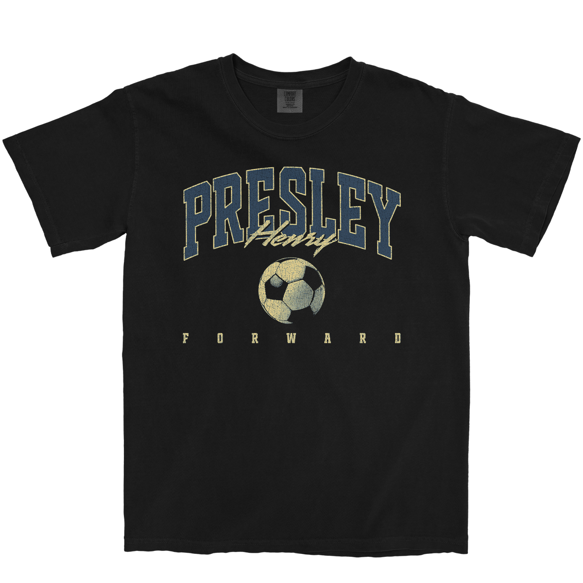 PRESLEY HENRY RETRO BLACK TEE