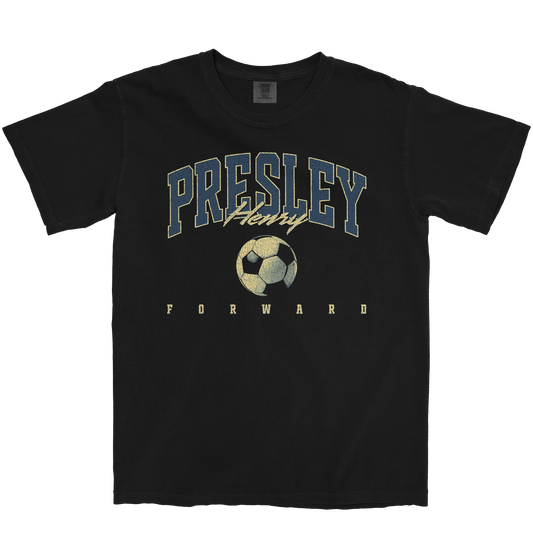 PRESLEY HENRY RETRO BLACK TEE