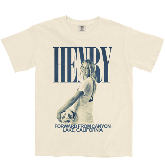 PRESLEY HENRY VINTAGE IVORY TEE