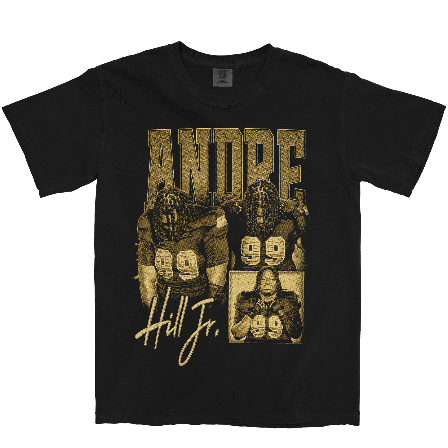ANDRE HILL JR. GRAPHIC BLACK TEE