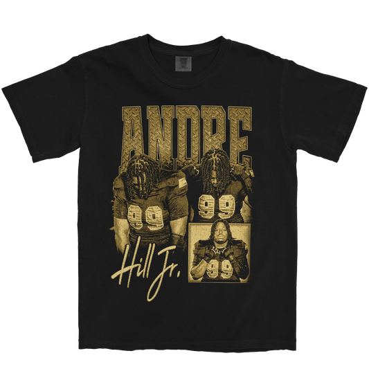 ANDRE HILL JR. GRAPHIC BLACK TEE