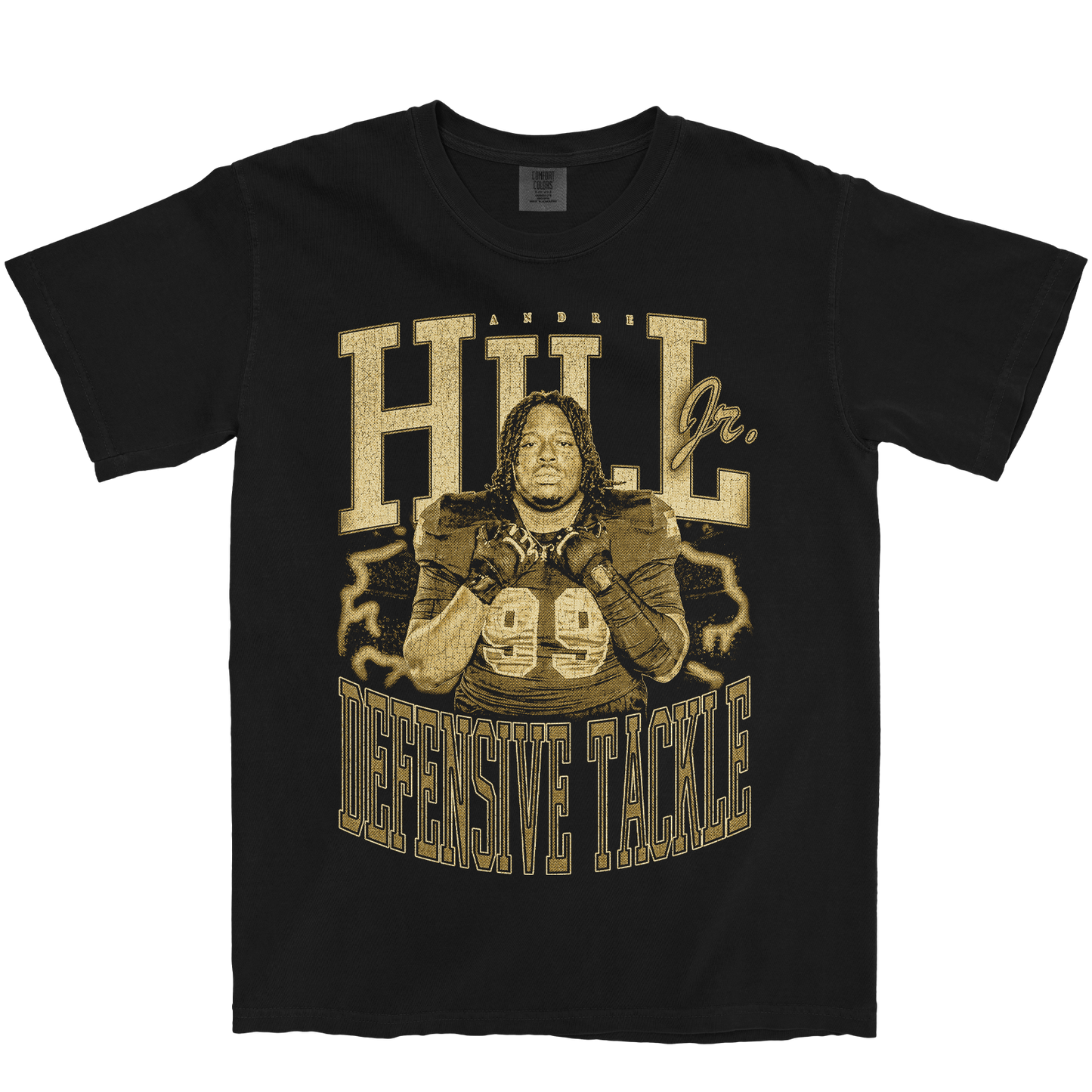 ANDRE HILL JR. VINTAGE BLACK TEE