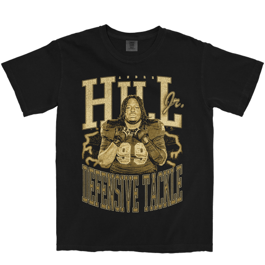 ANDRE HILL JR. VINTAGE BLACK TEE