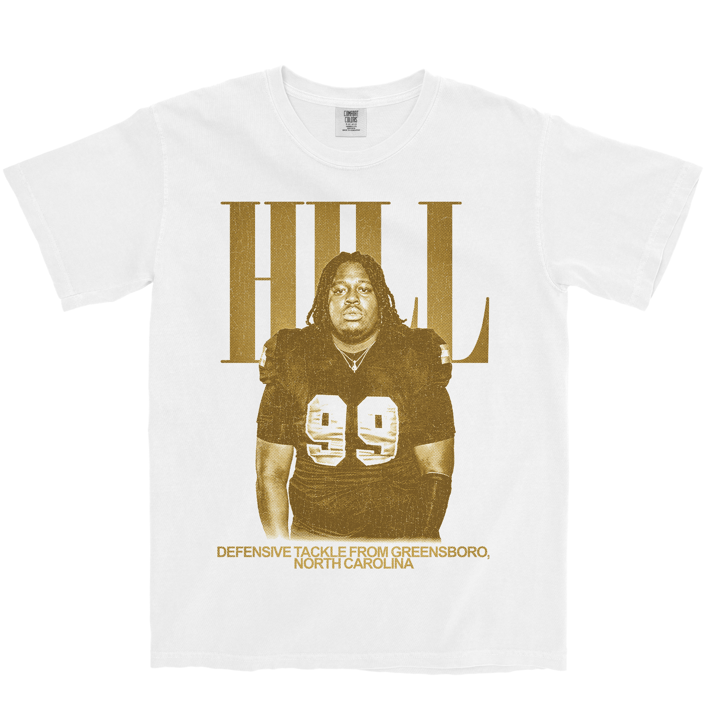ANDRE HILL JR. VINTAGE WHITE TEE