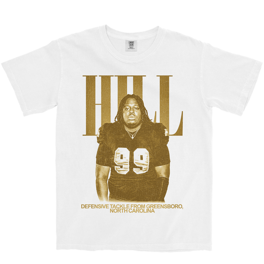 ANDRE HILL JR. VINTAGE WHITE TEE