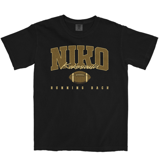 NIKO KOKOSIOULIS RETRO BLACK TEE