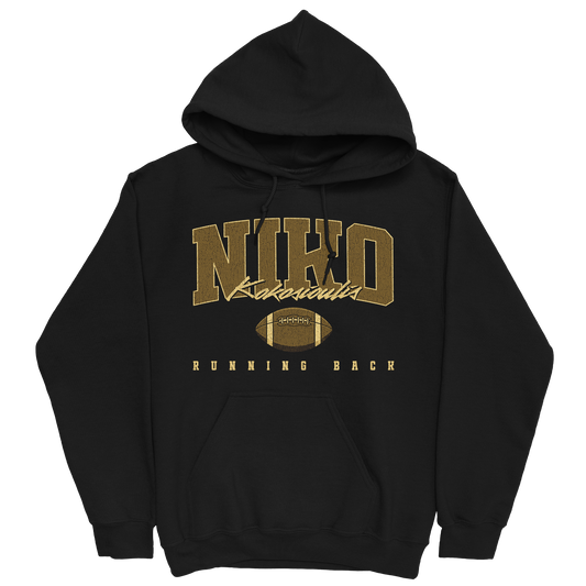NIKO KOKOSIOULIS RETRO BLACK HOODIE