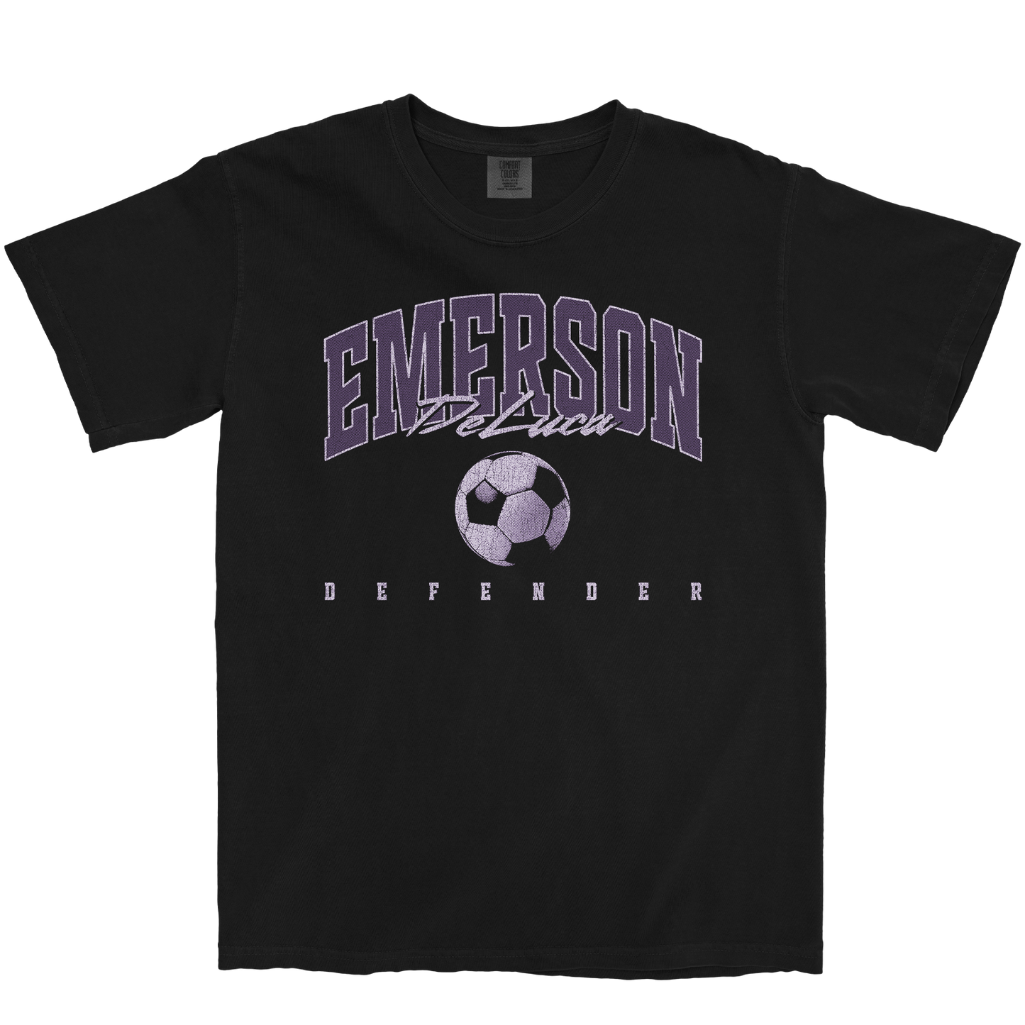 EMERSON DELUCA RETRO BLACK TEE