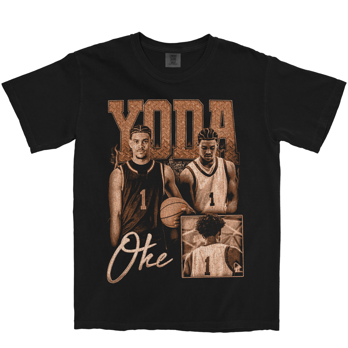 YODA OKE GRAPHIC BLACK TEE
