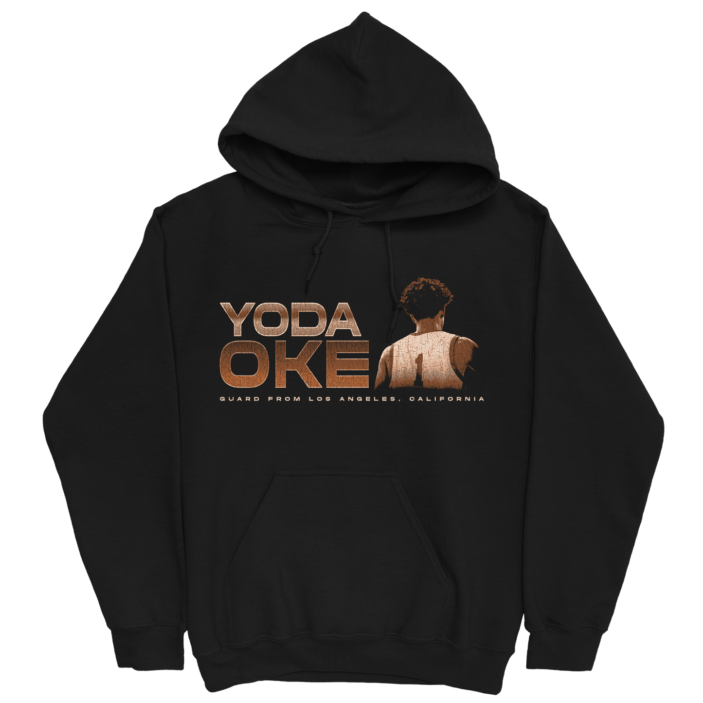 YODA OKE RETRO BLACK HOODIE