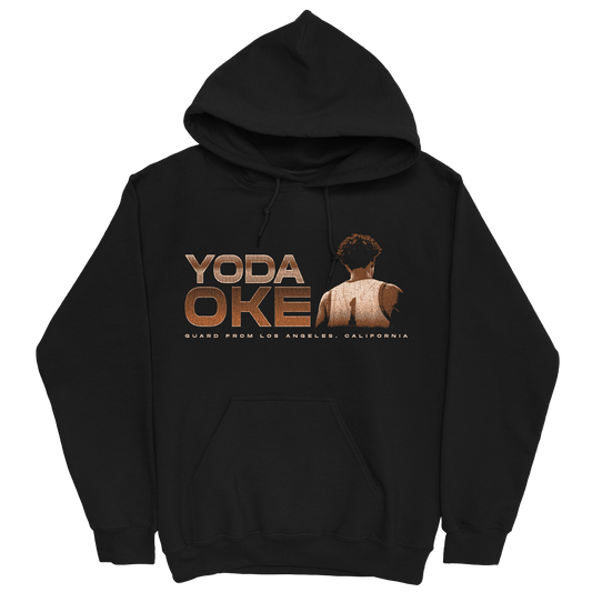 YODA OKE RETRO BLACK HOODIE