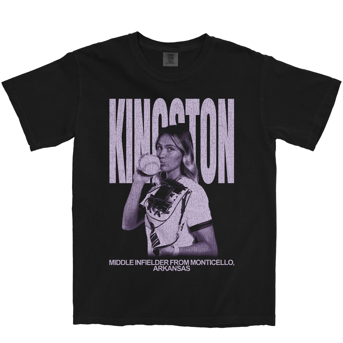 LIBBY KINGSTON VINTAGE BLACK TEE