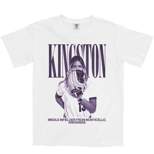 LIBBY KINGSTON VINTAGE WHITE TEE