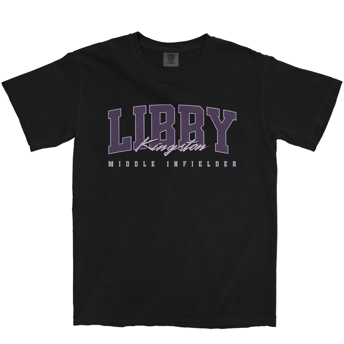 LIBBY KINGSTON RETRO BLACK TEE