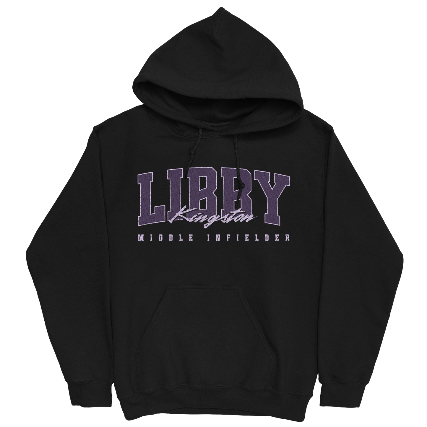 LIBBY KINGSTON RETRO BLACK HOODIE