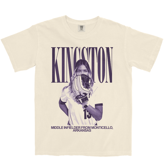 LIBBY KINGSTON VINTAGE IVORY TEE