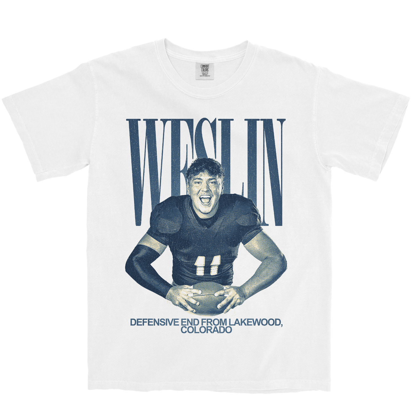 BLAKE WESLIN VINTAGE WHITE TEE