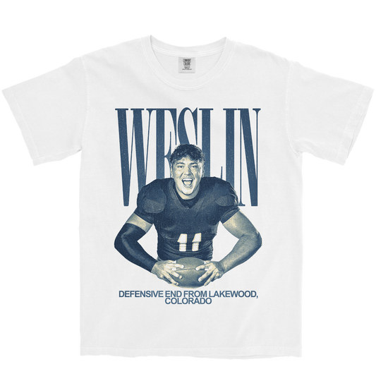 BLAKE WESLIN VINTAGE WHITE TEE