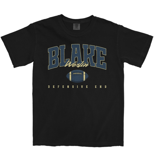 BLAKE WESLIN RETRO BLACK TEE